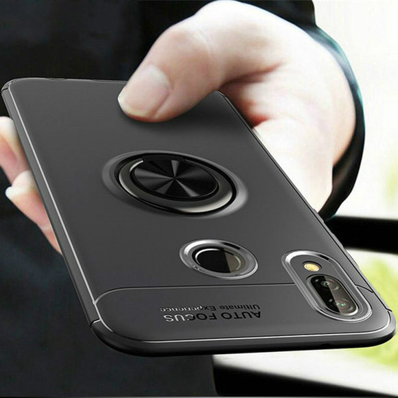 Bakeey 360 Rotating Ring Holder Magnetic Adsorption Shockproof Protective Case for Samsung Galaxy A40 2019