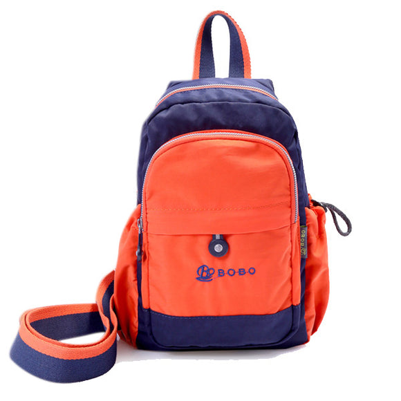 Men Women Oxford Mixed Colors Splice Multifunction Chest Bag Travel Beach Waterproof Crossbody Bag