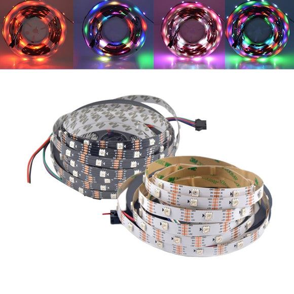 1M 5M WS2813 RGB Dream Color Non-waterproof LED Pixel Strip Light for Holiday Party Decor DC5V