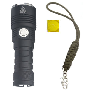 JINHENG JKK70 30W 3600 Lumen Powerful 26650 Flashlight XHP70.2 Strong Floodlight Flood Light Brightness High Lumen LED Torch