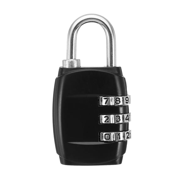 KCASA LK-23 Portable 3 Digit Safe Travel Password Luggage Lock Suitcase Lock Combination Padlock