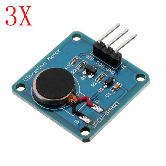 3pcs Vibration Motor Module Mini Flat Vibrating DC Motor For Arduino