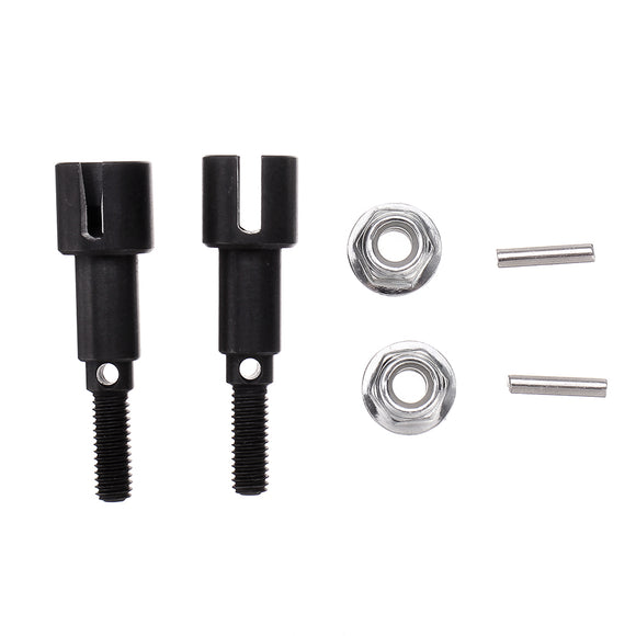 HBX M16107 Upgraded Metal Rear Wheel Shafts+Pins+Lock Nut M4 for 16889 1/16 RC Car Vehicles Spare Parts