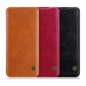 NILLKIN Flip Shockproof Card Slot Holder PU Leather Protective Case for OnePlus 7 Pro