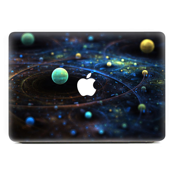 Removable 3D Effect Planet Series Vinyl Decal Full Cover Sticker Skin For Macbook Pro 13 Inch