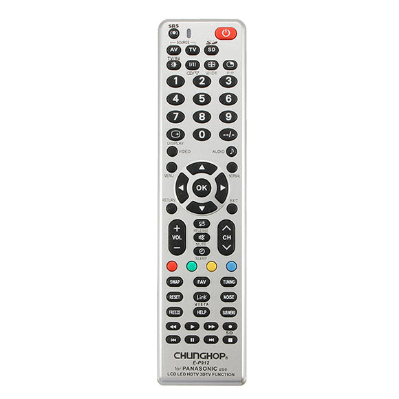 CHUNGHOP E-P912 Universal Remote Control For Panasonic Use LCD LED HDTV 3DTV