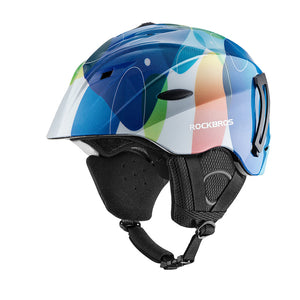 ROCKBROS Bike Integral Cast Snowboard Helmet Thermal Ultralight Breathable Cycling Skiing Helmet