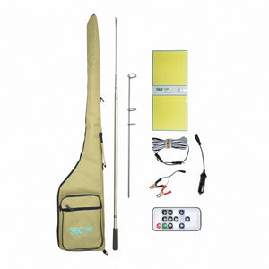 320W COB Outdoor Lantern Rod Fishing Camping Light Remote Control DC12V Portable Emergency Lamp for Road Trip