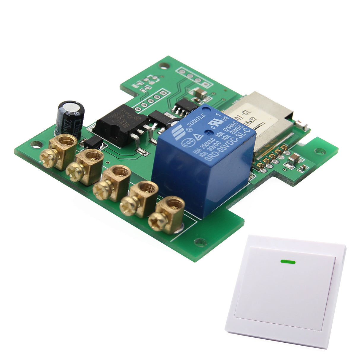 DC 7V-12V Cell Phone APP Control Door Access Switch Module With 86 Box ...