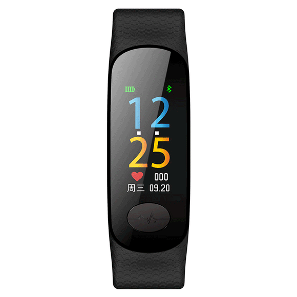 XANES B18 0.96 IPS Color Screen IP67 Waterproof Blood Pressure Heart Rate Monitor Smart Watch