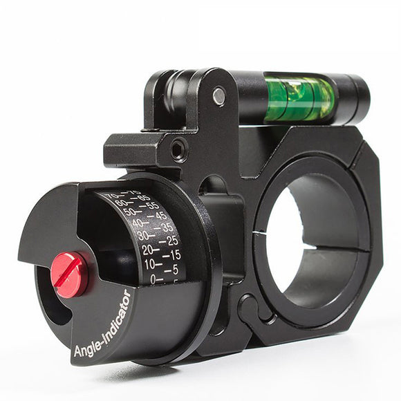 Left-hand 25.4/30mm Ring Angle Degree Indicator (ADI/ACI) Scope Mount Level Laser Sight Rail