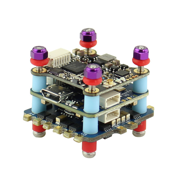 20x20mm Omnibus F4 Flight Controller OSD 20A Blheli_S 2-4S DSHOT600 ESC 5.8Ghz 200mW 40CH VTX 5V/1A BEC w/ Buzzer