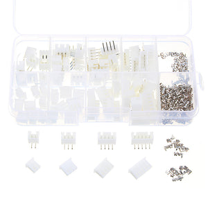 750pcs 2/3/4/5Pin JST-XH 2.54mm Dupont Connector Male/Female Wire Cable Jumper Pin Header Housing Connector Terminal Kit