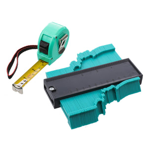 0-130mm Radio Ruler Contour Shaper with Tape Measure Taper Ruler