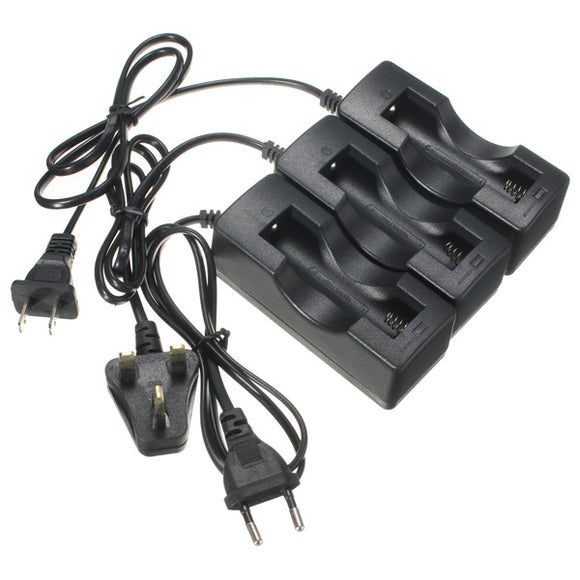 Single UK/US/EU Plug Universal 1 x18650 Li-ion Battery Charger