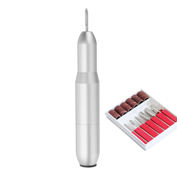 12V Professional USB Electric Nail Drill Tools Machine Portable Salon Manicure Polishing File