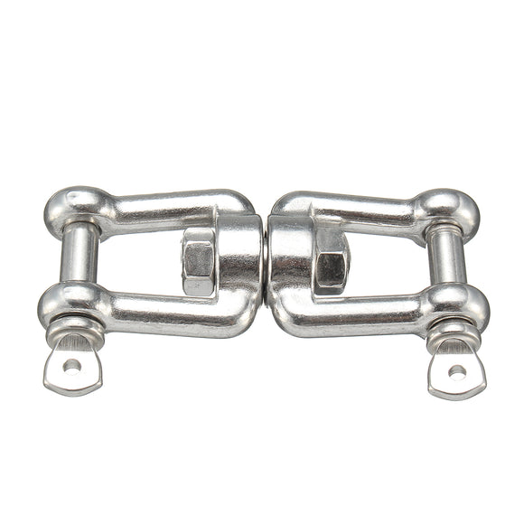 8mm Swivel Connector Shackle Hook 316 Stainless Steel for Boat Jaw Sea Anchor Chain