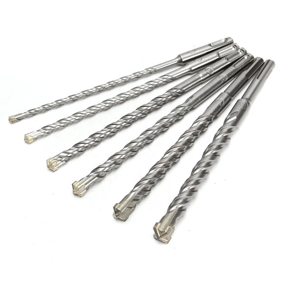 6-16mm Bi-Metal Drill Bit Length 260mm Double SDS Plus Slot Masonry Hammer Drill Bit