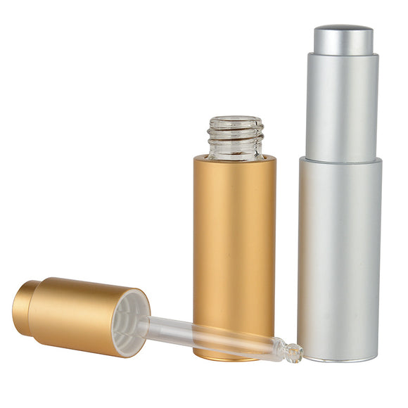20ml Anodized Dropper Refillable Bottles Perfume Essence Formulated Container Gold Silver