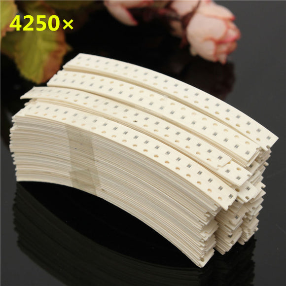 4250pcs RoHS 170 Value 0603 1/10W SMD Chip Fixed Resistor 0R-10MR