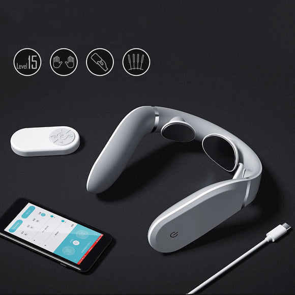 Jeeback G2 Tens Pulse Electric Neck Massager Mijia APP Control 42 Degree Hot Compress Massager Neck Pain Relief From XIAOMI Youpin