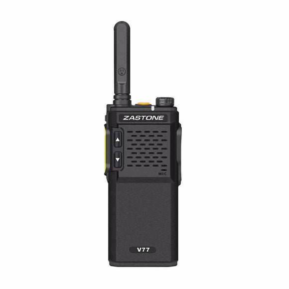 Zastone V77 Portable Walkie Talkie UHF 400-470MHz HF Transceiver Communicator Two Way Radio Ham