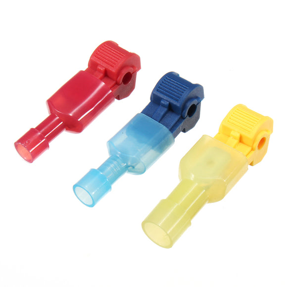 Excellway 150 Pcs T-Taps Female Male Insulated Wire Quick Splice Terminal Connectors Combo Set