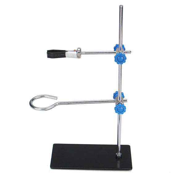 Retort Stands Support Clamp Flask Lab Stand Set Lab Bracket Laboratory Supports Shock 30cm High