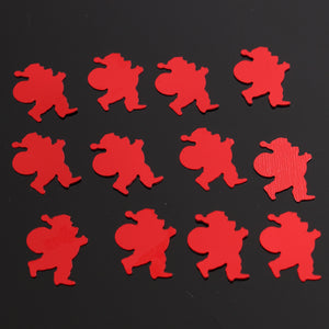 600~800PCS Christmas Santa Claus Decoration Plastic Confetti Party Supplies