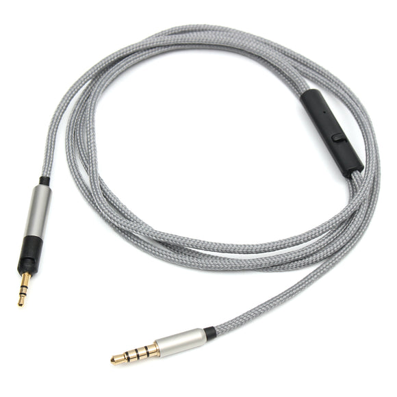Cable Remote & Mic for Sennheiser Momentum 1.0 2.0 Over Ear On-Ear Headphones 1.2M