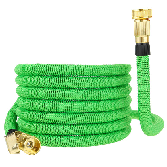 20/50/75/100FT Expandable Garden Water Hose Flexible Latex Tube US Pipe Watering