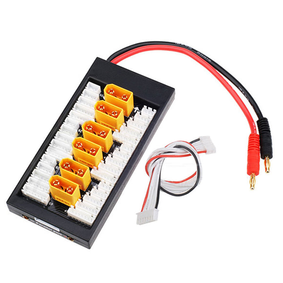 Amass V2 XT90 Plug Lipo Parallel Charger Board PL8 Balance Cable For Imax B6 Charger
