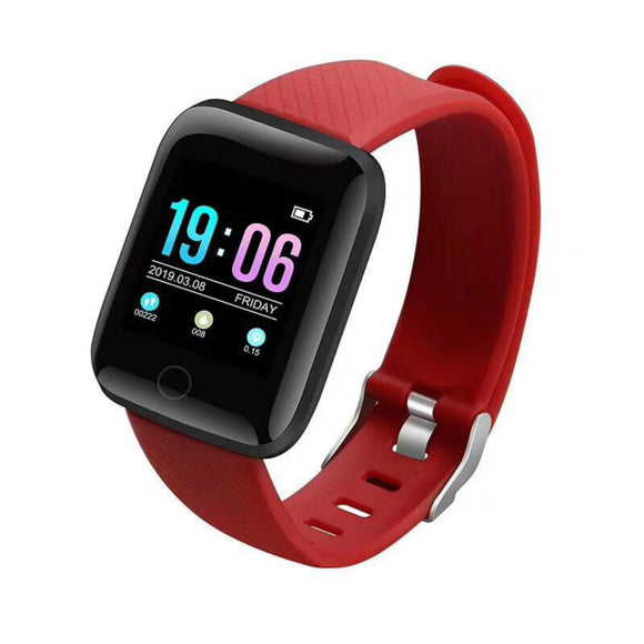 Bakeey 1.3' Dynamic UI HR Blood Pressure Social APP Notification Anti-lost Alarm Smart Watch