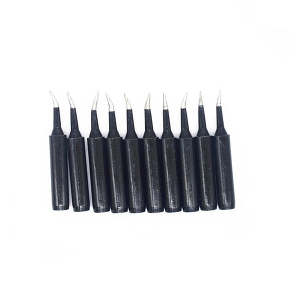 10pcs Black 936 Soldering Iron Tips 900M-T Edition Horseshoe Flat for Hakko Soldering Rework Station