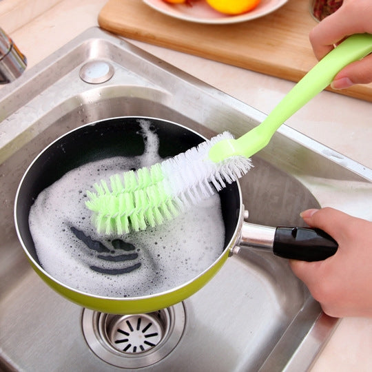 1Pc Kitchen Wash Cup Longer Handle Cleaning Brushes
