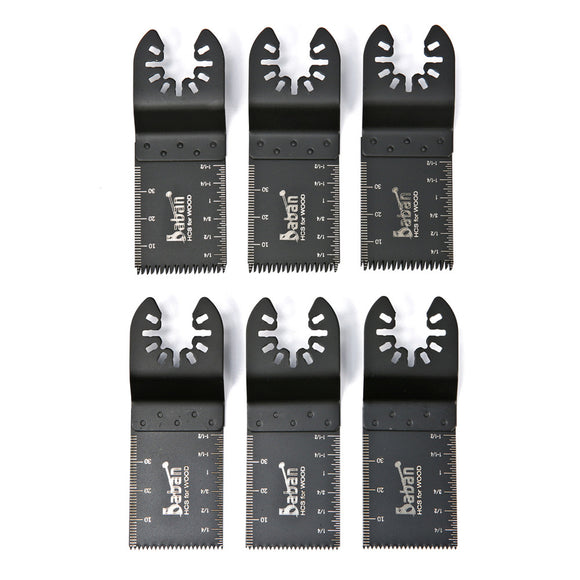 6pcs 34mm High Carbon Steel Saw Blades Oscillating Multitool for Porter Cable Oscillating Tools