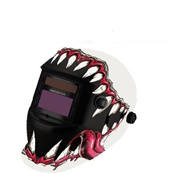 Fangs Style Solar Welder Mask Auto Darkening Welding Helmet Arc Tig Mig Grinding