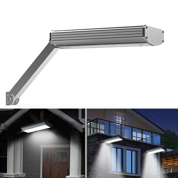 Radar Motion Sensor 48 LED Waterproof Adjustable Solar Wall Street Light Outdoor Garden with 4 Modes