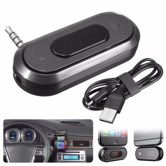 DOOSL Universal 3.5mm Wireless Hand free Car Radio FM Transmitter MP3 Palyer