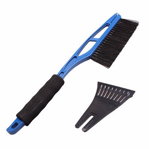 Multifunctional Ice Snow Shovel Ice Scoop Blue with Soft Handle