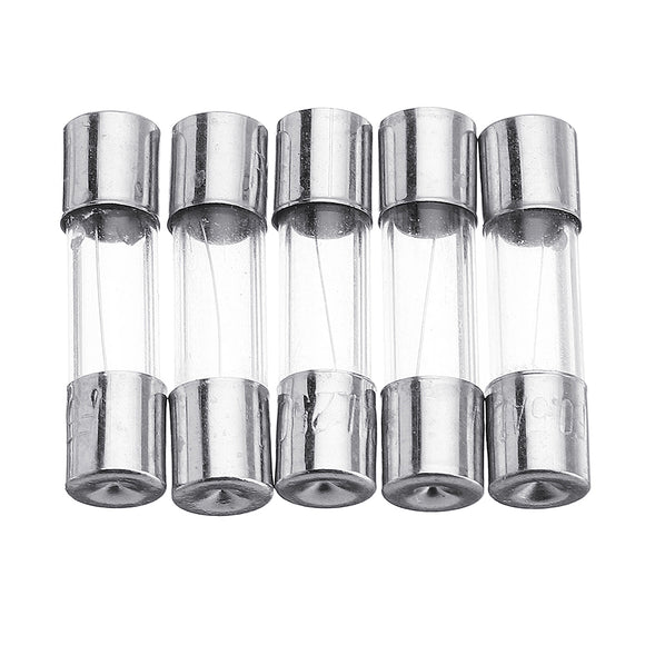 Glass Cartridge Fuse Tube Box 5*20mm 0.5A~20A 250V Fast Fusing Mixed