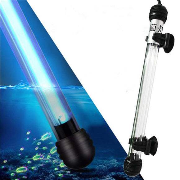 5/7/9/11W Aquarium Fish Tank UV Sterilizer Light Submersible Water Clean Lamp AC 220V