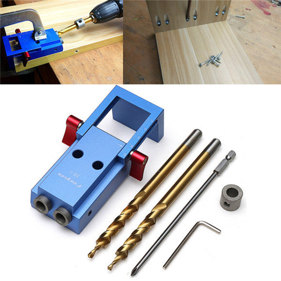 Mini Pocket Hole Jig Kit Woodwork Guide Woodworking Tool