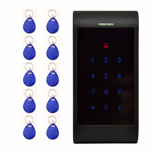 X8-ID 125KHz One Door Access Control System Machine Electric Strike Lock 10 ID Card