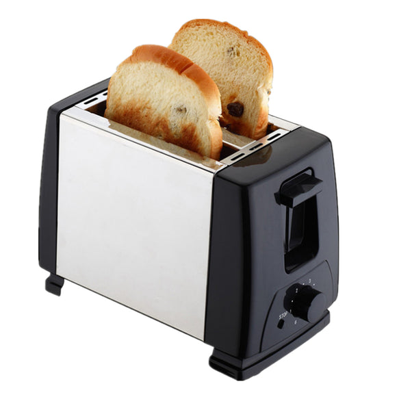 Electric Automatic 2 Slice Bread Toast Toaster Sandwich Maker Grill Machine