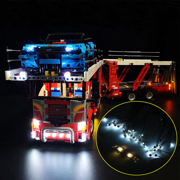 DIY LED Light Lighting Kit ONLY For LEGO 42098 Motor Vehicle Bricks Toys