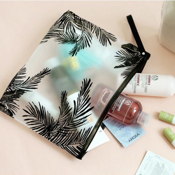 Women Waterproof Travel Bag PVC Gift Bag Data Cable Earphone Bag Cosmetic Bag