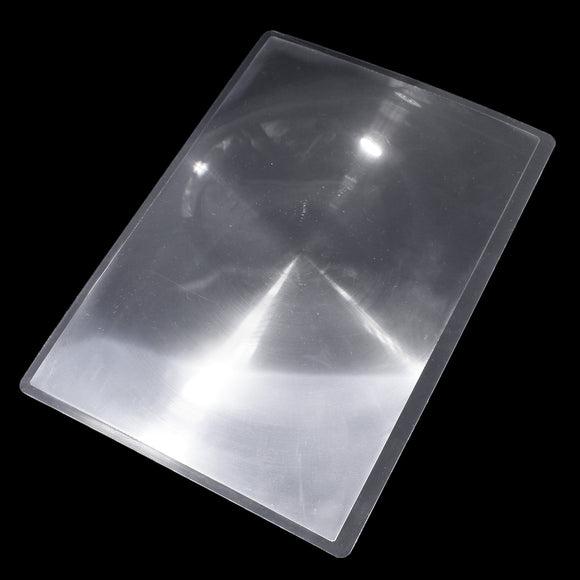 Full Page PVC Fresnel Lens Magnifier Loupe Sheet Card For Reading DIY 297X210mm