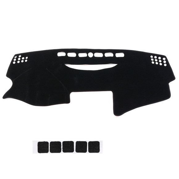 Black Left Hand Non-Slip Car Dash Mat Dashboard Cover Pad for Toyota Camry 2007-2011