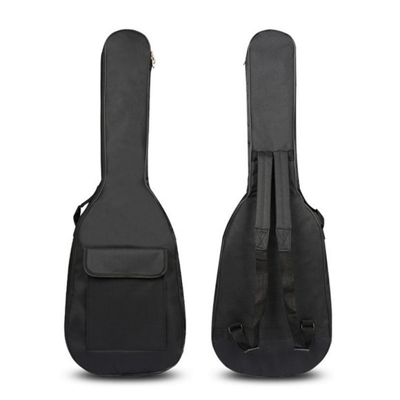 Double Straps Padded Electric Bass Bag Soft Case Backpack for 41 42